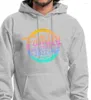 Herrtröjor Familjesemester 2022 Grafik Design Fleece Hoodie Men's Fashion Customizable Sweatshirts Sports Fitness Top