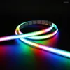 Полосы DC 5V Светодиодная полоса Симфония Симфония RGB Lights 320LED/M 10 мм 32W/M Smart Гибкая ленточная лента 1 м/рулон