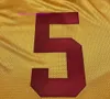 نادر جديد رخيصة الأصيلة Retro USC Trojans Reggie Bush Rose Bowl Football Jersey Mens Kids Stitched Throwback Courseys