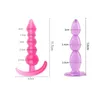 Sex Toy Massager Soft Dildo Butt Prostate Massager Adult Gay Phalluses Anal Plug Beads G-spot Erotic Toys for Men Women Products