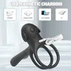 Sex Toy Massager Cock Penis Ring Men Couple Vibrator Wireless Remote Control Cockring Vaginal Toys Male Sleeve2195260