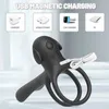 Sex leksak massager kuk penis ring män par vibrator trådlös fjärrkontroll cockring vaginal leksaker manlig ärm2195260