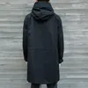 Heren Trench Coats Heren Hooded Coat Mid-Length Wind Breakher Jacket 2022 Spring Herfst Casual Overjas Men Fashion Clothing