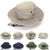 Bérets 20 couleurs Camouflage Boonie chapeau épaissir armée militaire casquette tactique chasse randonnée escalade Camping seau chapeaux pour hommes