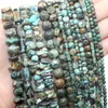 Perles pierre naturelle afrique Turquoises cylindre rond Rondelle entretoise pour la fabrication de bijoux Bracelet à bricoler soi-même boucles d'oreilles accessoires