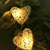 Strings 1m 10 Led Love Heart String Light Rattan Garland Bateria de Natal Fada para Decoração do quarto de casamento