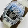 Orologio meccanico da uomo di lusso superclone multifunzione Richa Milles Mens Rm056 è realizzato in aviazione e pesa 0,3 in meno del normale Titaniu