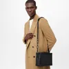 5A Soft Trunk Taurillon in zwart MANNEN en VROUWEN Tassen Box Messenger Portemonnee Canvas Koeienhuid Luxe Designer Lederen Ketting Handtas Schoudertas M44478