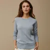 Womens Knits Tees adishree woman winter 100% Cashmere sweaters and auntmun knitted Pullovers High Quality Warm Female Oneck Black top 220930
