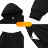 Erkek Trailtsits Erkek Trailsuit Sıradan Setler Kıyafet Erkekler Spor Giyim Jogger Sports Suit Jacketpants İki Parçalı Sweatsuit Düz Renk Giysileri 220930