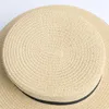 Berets 2023 Parent-child Wholesale Sun Flat Straw Hat Boater Girls Bow Summer Hats For Women Kid And Beach Panama