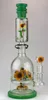 Vintage Glycerin Sunflower Glass Bong Hookah vattenrör med skål 18inch 19mm Originalfabrik kan sätta kundlogotyp av DHL UPS CNE