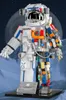 Bearbrick Astronaut Expression Puzzle Building Blocks Minifigs Astronaut Assembled Kids Toys Adult Semi perspective Mechanical Handmade Home Accessories Gift