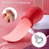 Sex Toy Massager Rose Realistisk tunga slickande klitoris Stimulering Nårtor Kraftfulla stimulator vibratorer Kvinnliga leksaker för kvinnliga par