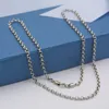 Hängen Pure 925 Sterling Silver Necklace 3mm Rolo Link Chain 18 "L