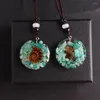 Chaînes 6 PCS En Gros Orgonite Énergie Pendentifs Collier Chakra Reiki Guérison Turquoises Conque Bijoux Amulette Pour Femmes Pendulo