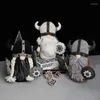 Dekoracje świąteczne Halloween Gnome Plush bez twarzy Warrior Warrior Decora