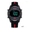 Wristwatches BOAMIGO Brand Men Digital Watches Man Sports Rubber LED Water Resistant Male Clock Relogios Masculino