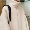 Erkek Hoodies Sonbahar Kış Kış Erkekler Plus boyutu 10xl 150kg Sweatshirt fırçalanmış sıcak büyük boy 8xl uzun kollu fermuar siyah ve beyaz büyük