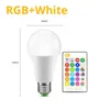 Saiten LED Farbwechsel Lampe 7W Smart Glühbirne RGB E27 220V 110V Hochzeit Weihnachten Zimmer Girlande Dekoration Lichter Geschenk