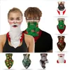 Máscara de grife de grife lenço de natal Papai Noel Prinha impressão Earhook Sports Sports pescoço tubo de caminhada lenços de caminhada ER Drop del Packing2010 DHS5Z