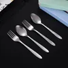 Dinnerware Sets 3PCS Portable Stainless Steel Cutlery Suit With Storage Box China Chopstick Fork Spoon Knife High Quality Travel Tableware