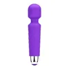 Seksspeeltje Massager op voorraad Waterdichte persoonlijke lichaamsdildo's Vibrator USB Handheld Wand Massager Vibrators Toys1242886