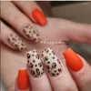 Nail Stickers 10pcs Cute Leopard Self Adhesive Decoration Decals Tips Manicure Tiger Art Print For