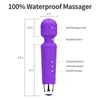 Seksspeeltje Massager op voorraad Waterdichte persoonlijke lichaamsdildo's Vibrator USB Handheld Wand Massager Vibrators Toys1242886