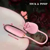 Massager di sex massaggio dropshipping rosa a forma di giocattoli in silicone con pene di dildo succhiare il vibratore giocattolo adulto per le donne
