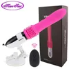 Sex Toy Massager fj￤rrkontroll Stor dildo vibratorer teleskopiska automatiska maskiner vuxna produkter med sugkopp erotisk leksak f￶r kvinna