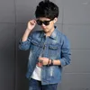 Jackets Boys Coat jeans jeans jeans moda infantil jaqueta erkek cocuk Mont roupas 6ct203