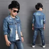 Jackets Boys Coat jeans jeans jeans moda infantil jaqueta erkek cocuk Mont roupas 6ct203