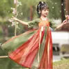Meisjesjurken Kinderjurk Chinese stijl Tang Ancient Hanfu Girl's Casual
