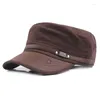 Beets Militar Cap Men Loused Cot de algodão Caps Caps Casual Casual Hat feminino Chapéus do Exército Vintage Man Bone