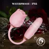 Sex Toy Massager Dropshipping Rose Shape Silicone Toys with Dildo Penis Sucking Adult Toy Vibrator for Women