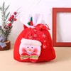 Christmas Decorations Handbags Gifts Holder Exquisite Santa Claus Oversized Bunch Bags Year Xmas Candy Storage 2022
