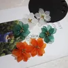 Dangle Earrings Women Girls Korean Style Exaggerated Flower Boutique Elegant Plant Ear Rings Vintage Jewelry Wedding Party Earring Gift