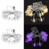 Cordes Style 20 LED chauve-souris guirlandes lumineuses lampe Halloween fée fête jardin fenêtre suspendus décor