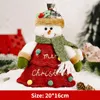 Decorazioni natalizie Sacchetti regalo carini Cartone animato Velluto Draw String Supporto per confezioni di caramelle Navidad Decorazione per feste Forniture natalizie