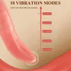 Sexleksak massager Tunga slickande Vibrator för kvinnor Anal klitoris Stimulator Bröstvårtan Mjuk Onani Erotisk maskin Vuxenleksaker