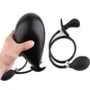 Toy Massager Inflatable Huge Anal Plug Pump Silicone Stopper Steel Beads Ball Dilatator Bdsm Retention Expandable Butt Anus g Spot Sex Toys