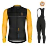 Tävlingssatser 2022 Spanien Winter Cycling Clothing Långärmad tröja Mens Team Warm Jacket Set Mtb Clothes Thermal Fleece Ropa Ciclismo