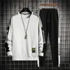 Tracksuits voor heren Spring herfst Men Tracksuit casual heren 2 stuks Set Sporting Track Suit mode sweatshirtpants heren sets streetwear 220930