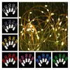 Strings 10pcs Cooper Wire LED Lights Garlands Dekoracje świąteczne Outdoor Navidad Tree Lampa Fairy Year