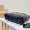 3pcs 이브닝 가방 여성 디자이너 토트 가방 대형 쇼핑 숄더 가방 핸드백 지갑 패션 Nubuck Genuine Leather Black Classic Lattice