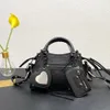 7A Borsa Donna Tote grande capacità nuova borsa locomotiva Neo Cagole spalla singola Love specchio rivetto design pelle importata 2022 B cerniera designer