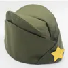 Berets Military Hat Russian Army Cap Green Camo Badge Women Men Sailor Stage Performance Cosplay Hats Chinese Boat