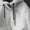 Kurtki damskie biała jagnięce wełniana bawełniana płaszcz Krótka z kaptury owiec kręcona etykieta mody 220930