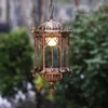 Pendant Lamps Outdoor Light Balcony Waterproof Garden Lamp Living Room Grape Rack Bronze Decorative Chandelier Led